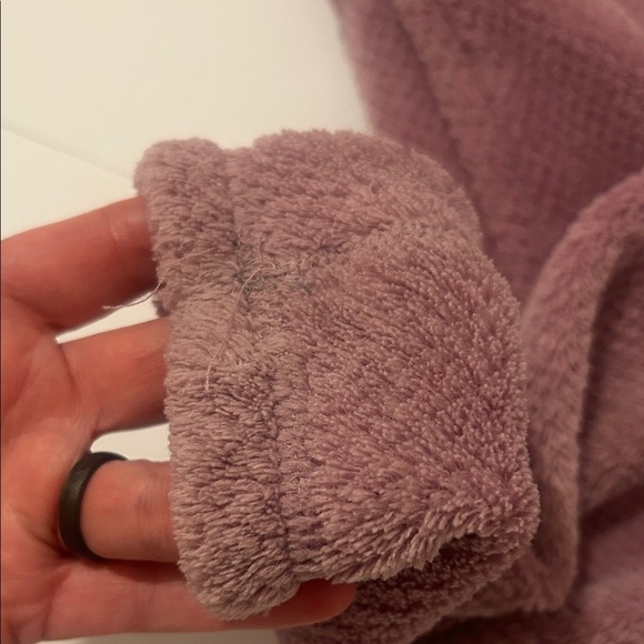 Patagonia Kids' Mauve Fleece Hoodie - Picture 7 of 8